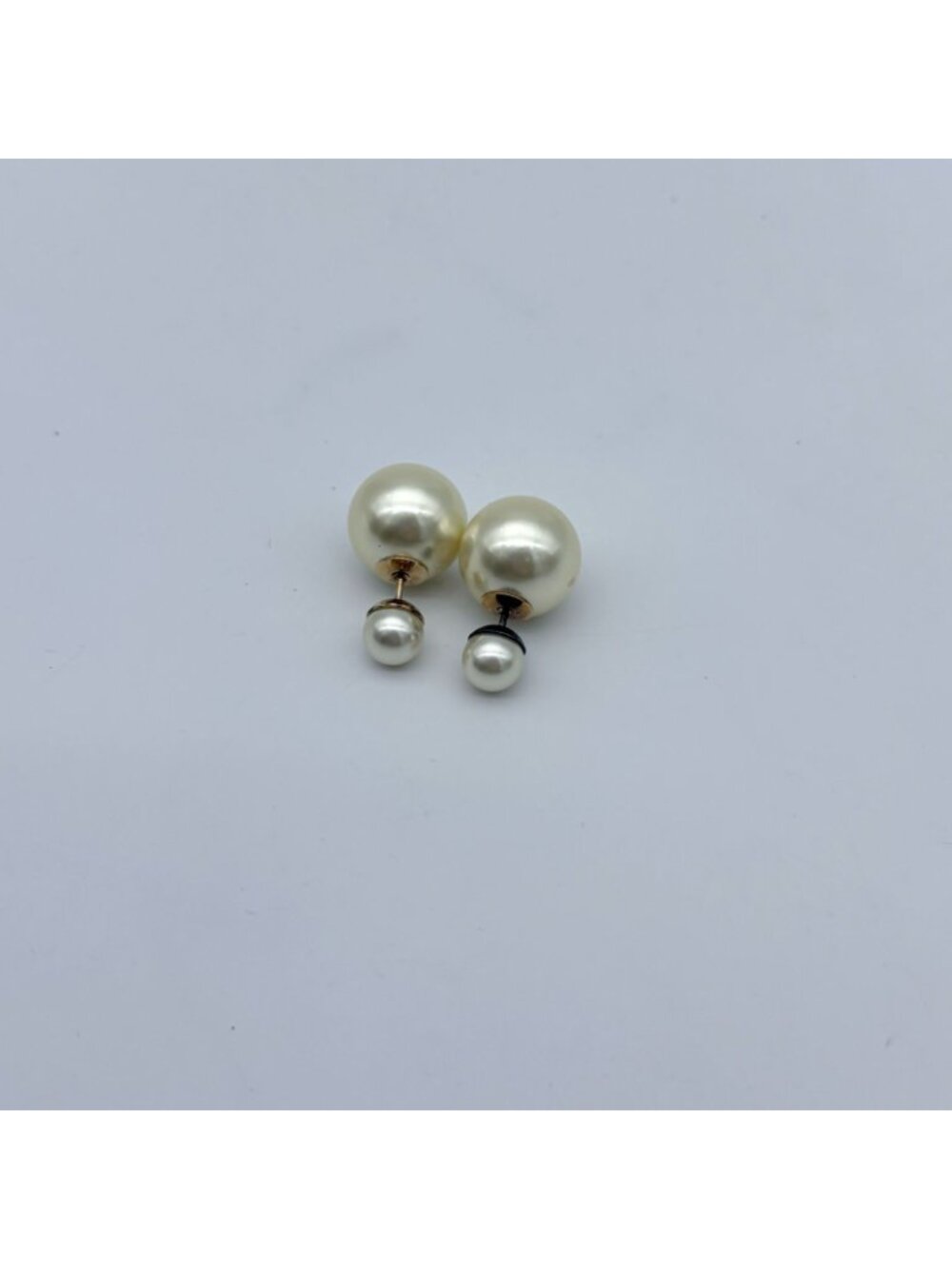 Dior Tribales Tribal Earrings Gold Costume Pearl - Picture 2 of 11